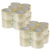 3" CLEAR CARTON SEALING TAPE  72MM X 100M 24 ROLLS ( 3-110)