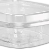 CLEAR CONTAINER PLASTIC 8 OZ TAMPER RESIST 200 CS