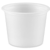 1 OZ PLASTIC SOUFFLE CUP  2500 PER CASE