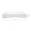 DONUT BOX WHITE 15 X 11.5 X 2.25 ONE PIECE 100/CS