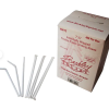7 3/4" FLEX STRAW WRAPPED  400 PER BOX