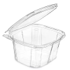 CLEAR CONTAINER PLASTIC 16 OZ  TAMPER  RESIST 200 CASE
