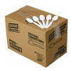 SPOON MEDIUM WHT PLASTIC  1000 PER CASE